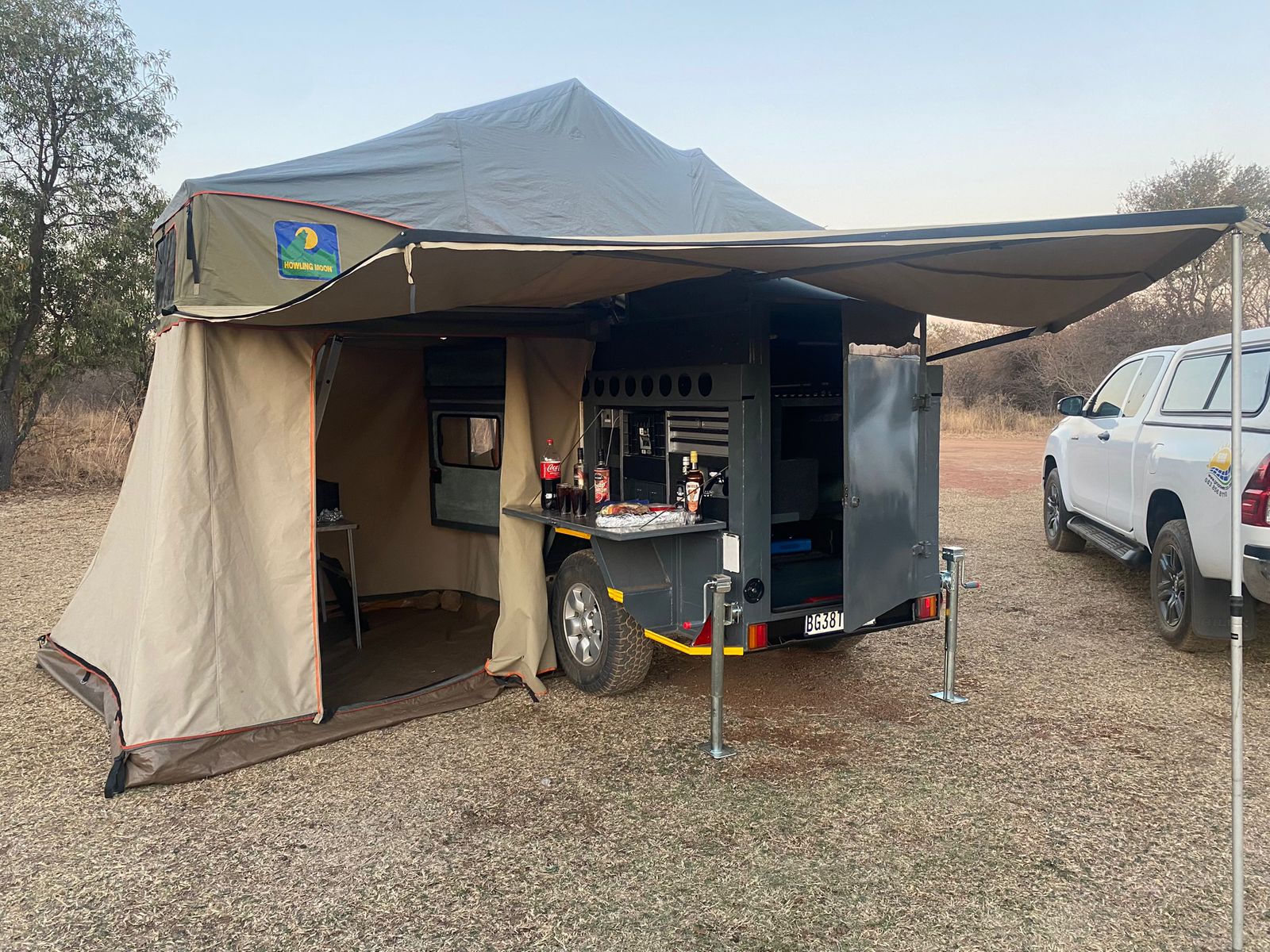 Peacock Camper side view